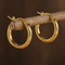 Polished Silver Classic Hoop Earrings - Velvet Haven