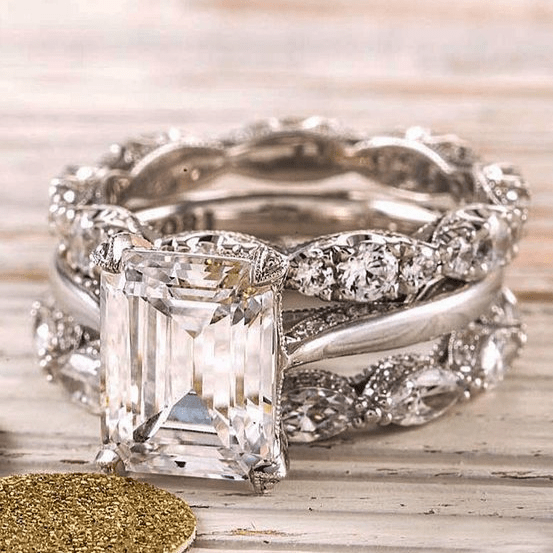 Vintage Silver Bright Layer Ring - Velvet Haven