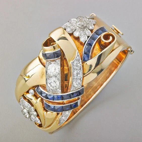 Gold Vintage Zirconia Ring - Velvet Haven