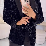 Luxara | Shimmer Sequin Blazer
