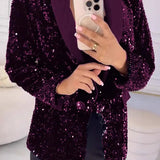 Luxara | Shimmer Sequin Blazer