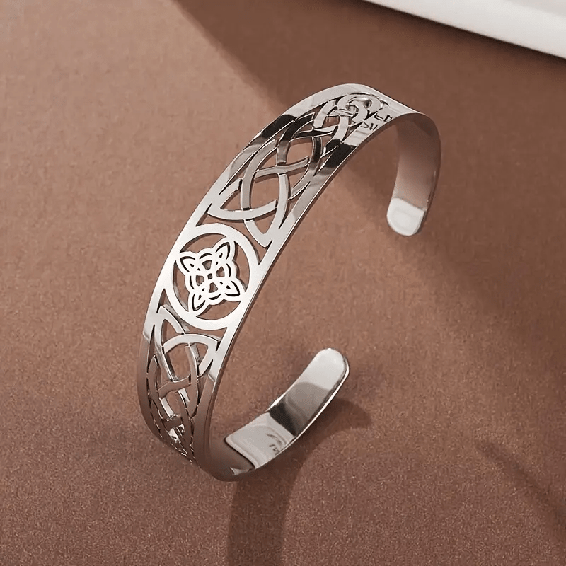 Open Silver Cuff Bracelet - Velvet Haven