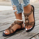 Women’s Lightweight Round-Toe Flat Sandals – Breathable Summer Style