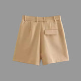 High-Waisted Tailored Shorts for Women