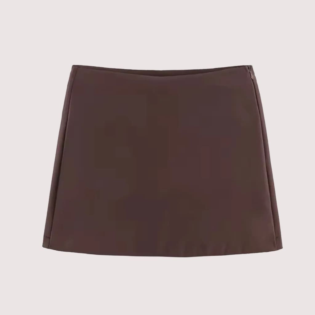 Tailored High-Waisted Skort