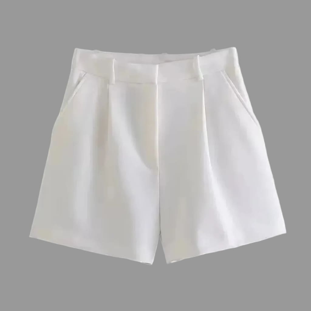 High-Waisted Tailored Shorts for Women