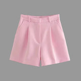 High-Waisted Tailored Shorts for Women