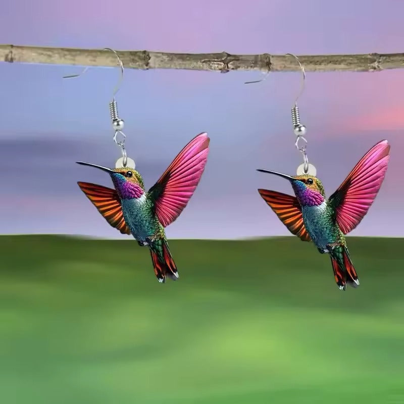 MALIA™ | Hummingbird Jewellery Set (Earrings & Necklace)