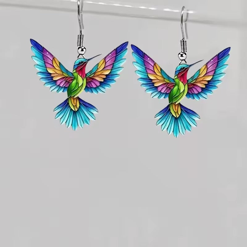 MALIA™ | Hummingbird Jewellery Set (Earrings & Necklace)