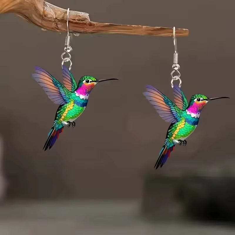 MALIA™ | Hummingbird Jewellery Set (Earrings & Necklace)