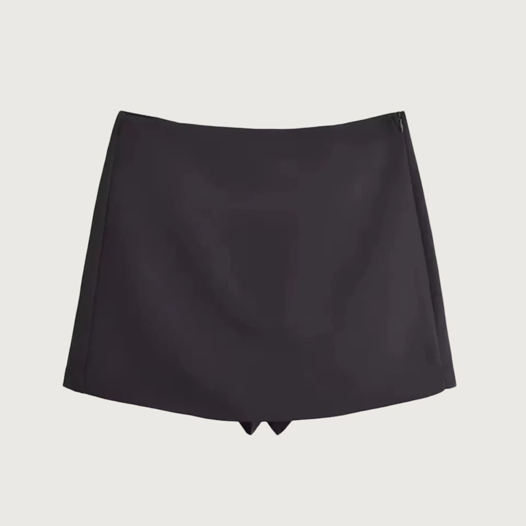 Tailored High-Waisted Skort