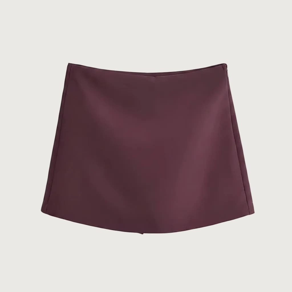 Tailored High-Waisted Skort
