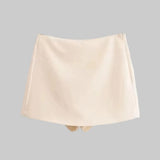 Tailored High-Waisted Skort