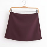 Tailored High-Waisted Skort