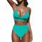 Jodi | High-Waisted V-Neck Bikini Set - Velvet Haven