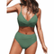 Jodi | High-Waisted V-Neck Bikini Set - Velvet Haven