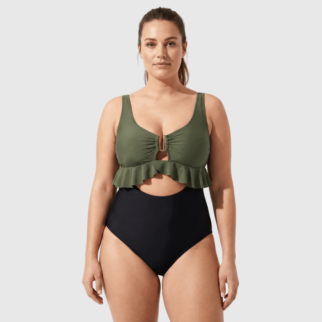 Lieke | Tummy Control Cut-Out Swimsuit - Velvet Haven