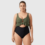 Lieke | Tummy Control Cut-Out Swimsuit - Velvet Haven