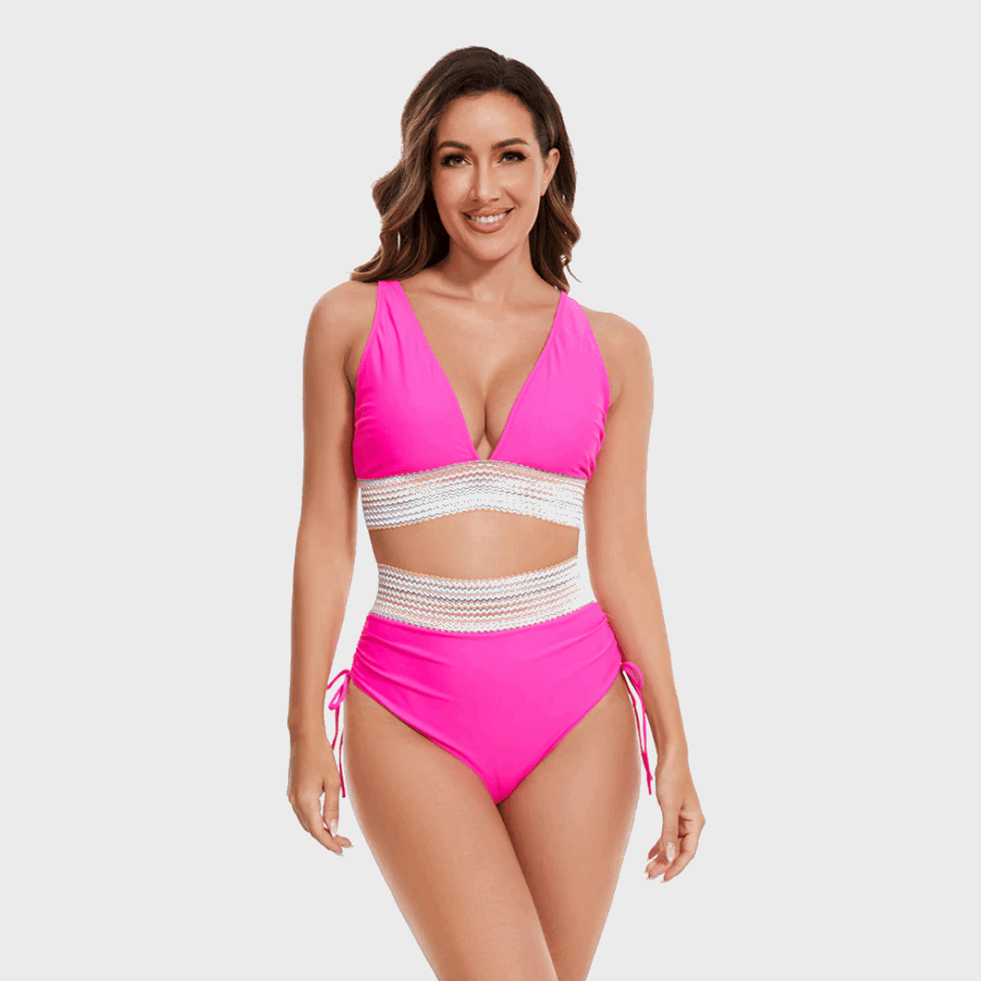 Liva | Sculpting High-Waisted Bikini Set - Velvet Haven