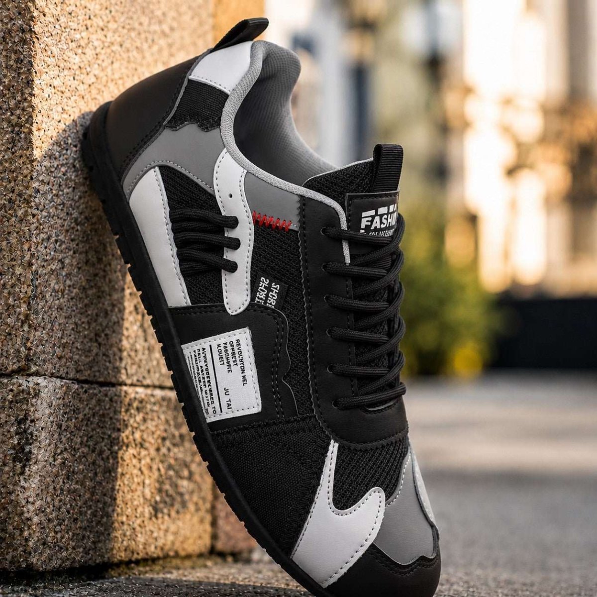 Luca | Retro Colourblock Trainers - Velvet Haven