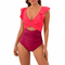 Maartje | Slimming Swimsuit with Ruffle Details - Velvet Haven
