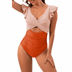 Maartje | Slimming Swimsuit with Ruffle Details - Velvet Haven