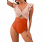 Maartje | Slimming Swimsuit with Ruffle Details - Velvet Haven