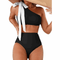 Marit | High-Waisted One-Shoulder Bikini Set - Velvet Haven