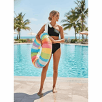 Marit | High-Waisted One-Shoulder Bikini Set - Velvet Haven