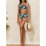 Marit | High-Waisted One-Shoulder Bikini Set - Velvet Haven