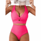 Melanie | Ribbed High-Waisted Bikini Set - Velvet Haven