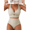 Melanie | Ribbed High-Waisted Bikini Set - Velvet Haven