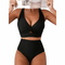 Melanie | Ribbed High-Waisted Bikini Set - Velvet Haven