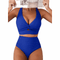 Melanie | Ribbed High-Waisted Bikini Set - Velvet Haven