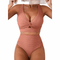 Melanie | Ribbed High-Waisted Bikini Set - Velvet Haven
