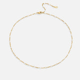 Clean White Bead Necklace
