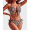 Nadia | Halterneck Push-Up Bikini Set with Tie-Front Detail - Velvet Haven