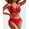 Nadia | Halterneck Push-Up Bikini Set with Tie-Front Detail - Velvet Haven