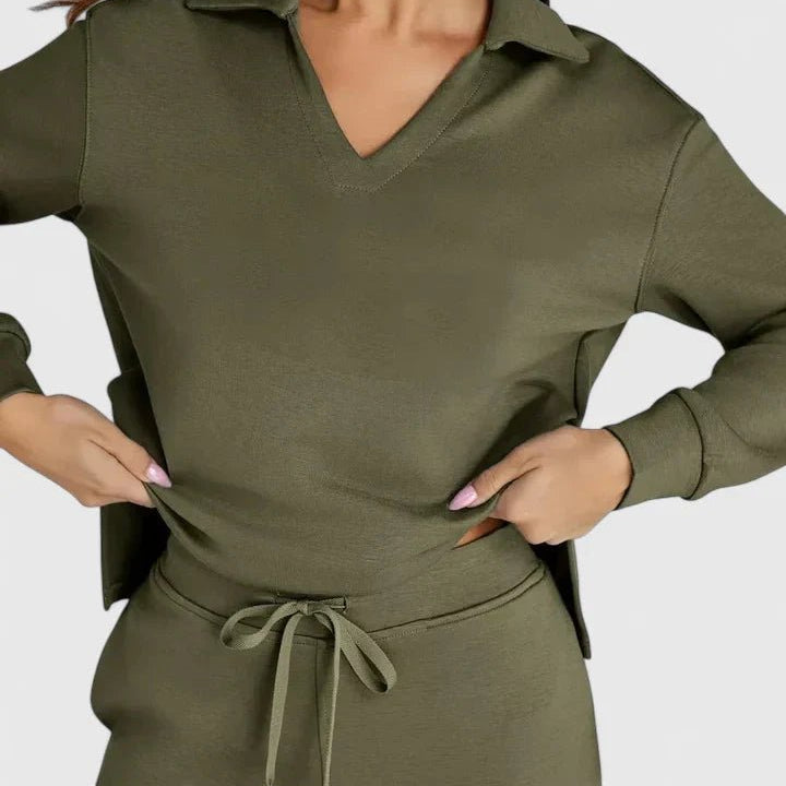 Anzhelee | Sophisticated Two-Piece Set - Velvet Haven