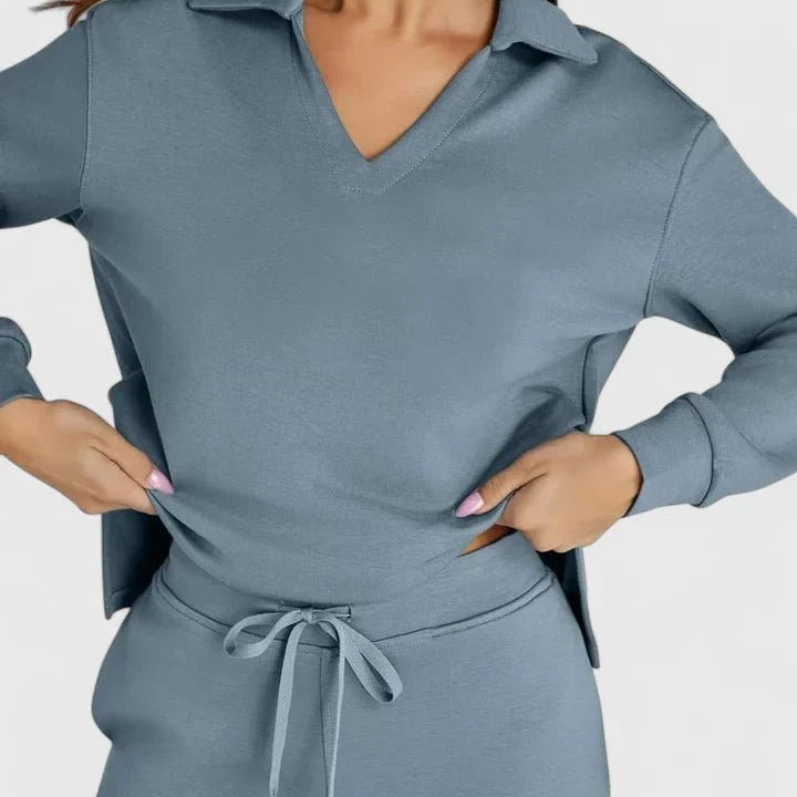 Anzhelee | Sophisticated Two-Piece Set - Velvet Haven