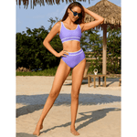 Novah | Sculpting High-Waisted Bikini Set - Velvet Haven