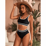 Novah | Sculpting High-Waisted Bikini Set - Velvet Haven