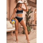 Novah | Sculpting High-Waisted Bikini Set - Velvet Haven