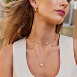 Chain Necklace with Pearls