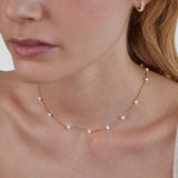 Chain Necklace with Pearls