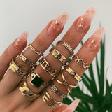 Unique Ring Set: 8 to 12 Pieces