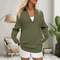 Quinn | Cozy Quarter Zip Jumper - Velvet Haven