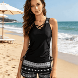 Rolinde | Flattering Tankini Set - Velvet Haven