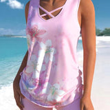 Rolinde | Flattering Tankini Set - Velvet Haven
