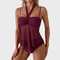 Roos | Flowy Mesh Tankini Set - Velvet Haven